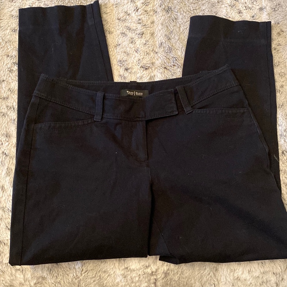 White House Black Market Size 4R Black Pants